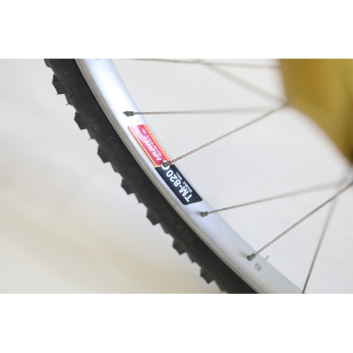 GT RTS full-suspension mountain bikeA GT RTS full-suspension mountain ...