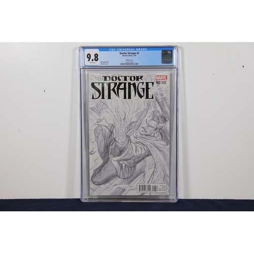232 - Doctor Strange 2 CGC 9.8 Sketch Variant, Alex RossMarvel Comics Doctor Strange 2, January 2016, CGC ... 