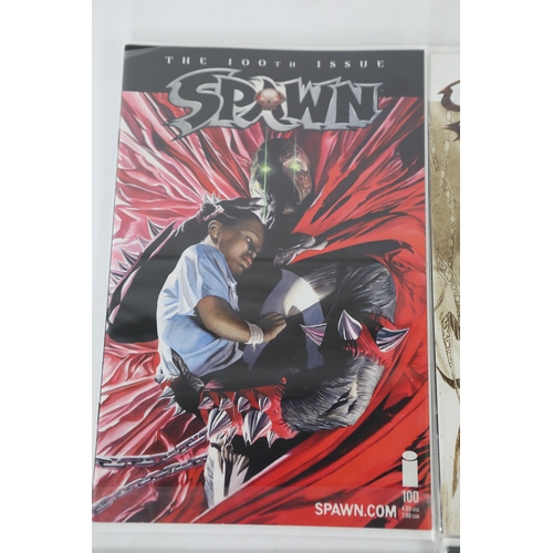 Spawn 100th Issue variant cover comic setA set of six copies of Spawn ...