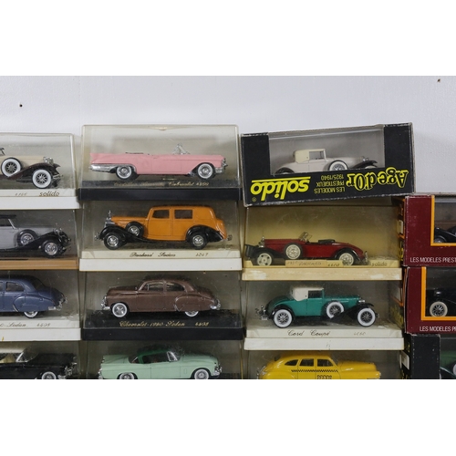 482 - Solido 1:43 French Boxed Model Car Collection, Age dOr and Les Modeles Prestigieux, 34 PiecesA defin... 