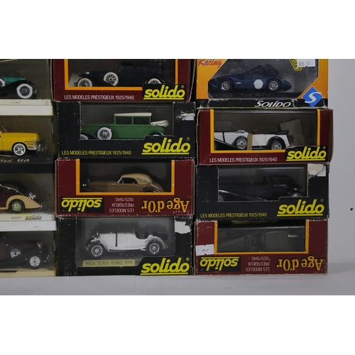 482 - Solido 1:43 French Boxed Model Car Collection, Age dOr and Les Modeles Prestigieux, 34 PiecesA defin... 