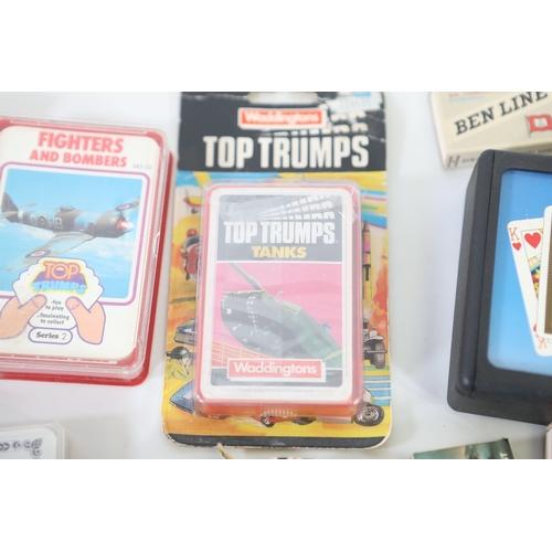 Collection of playing cards and novelty card packsA mixed collection of ...