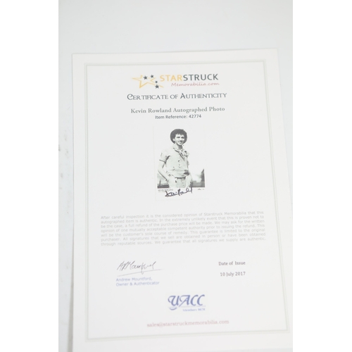 698 - Dexys Midnight Runners and Kevin Rowland signed memorabilia displayMounted framed collection of Dexy... 