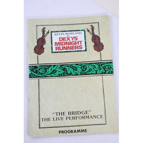 698 - Dexys Midnight Runners and Kevin Rowland signed memorabilia displayMounted framed collection of Dexy... 