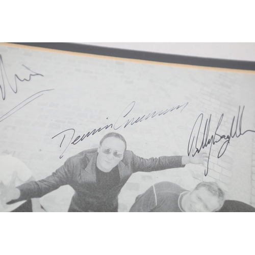 702 - Signed Nine Below Zero framed photograph and Robin R'n'B Club ticket, 1 November 1997Framed music me... 