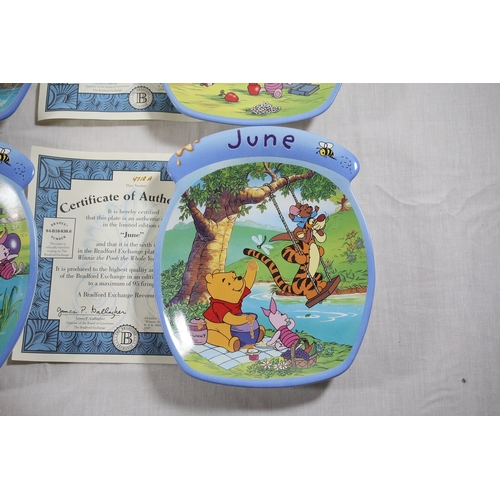 776 - Bradford Exchange Winnie the Pooh The Whole Year Through perpetual wall calendar setDisney licensed ... 