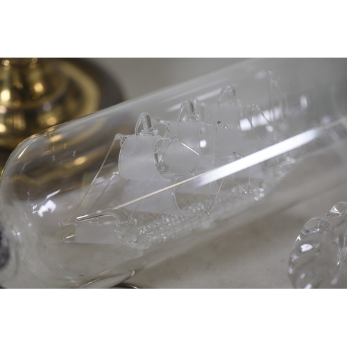 783 - Collection of Mid-20th Century Decorative Crystal, Glass, and MetalwareA curated selection of vintag... 