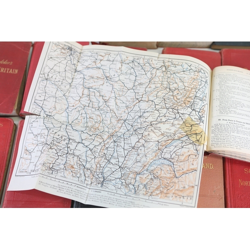 830 - **Collection of Original Baedeker Travel Guides**This is a collection of vintage Baedeker travel gui... 