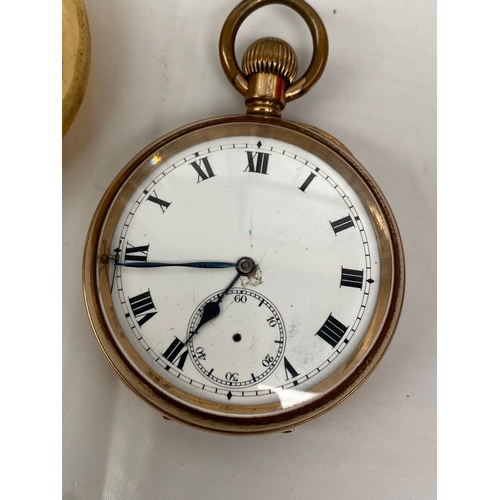 36 - Antique Pocket Watch in Case Marked 1914