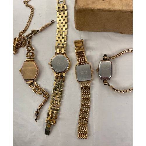 43 - Four different styles of Vintage Watches (4)