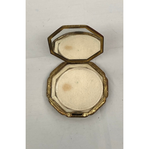 48 - Rare Military British Zone Germany Vintage Powder Compact