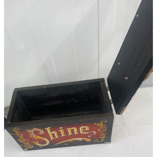 55 - Vintage Shoe Shine Box