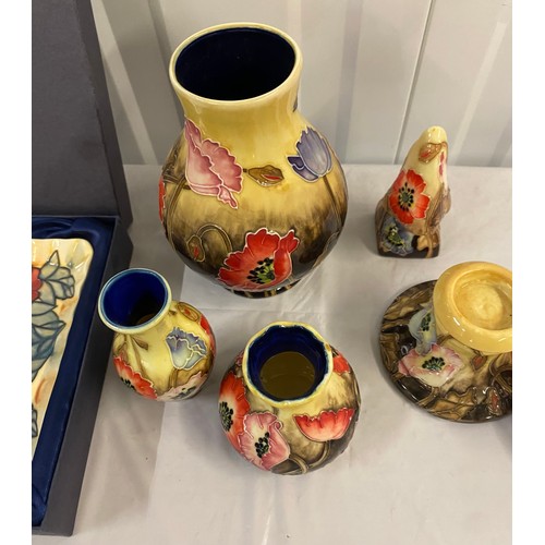 80 - Large Selection Of Old Tupton Ware to include, Vases, Boxed Plate, Candle Holder etc