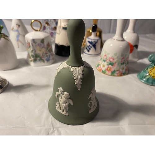 85 - Large Selection of Various Bells, inc Wedgwood, Aynsley etc