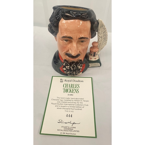 90 - Royal Doulton Small Character Jug Charles Dickens with Certificate