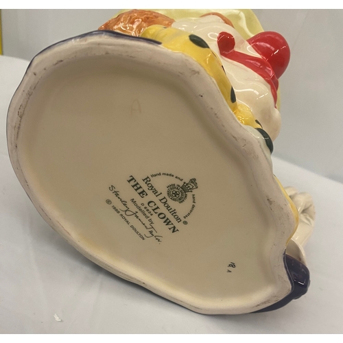 92 - Royal Doulton Large Character Jug The Clown D6834