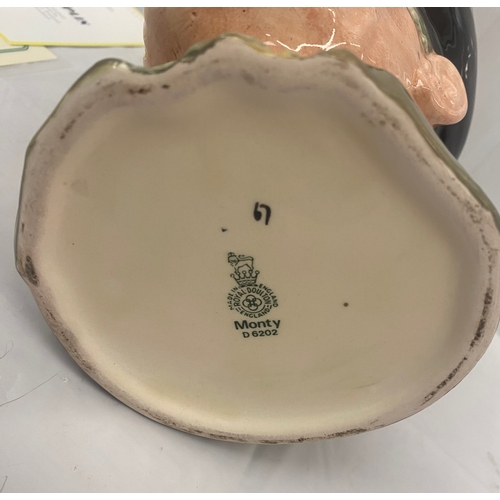 93 - Large Royal Doulton Character Jug Monty D6202,