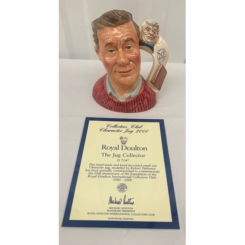 94 - Royal Doulton Small Character Jug The Jug Collector D7147 With Certificate