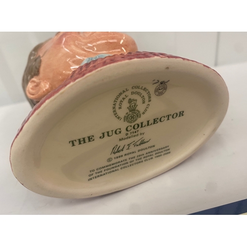 94 - Royal Doulton Small Character Jug The Jug Collector D7147 With Certificate