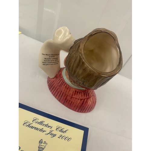 94 - Royal Doulton Small Character Jug The Jug Collector D7147 With Certificate