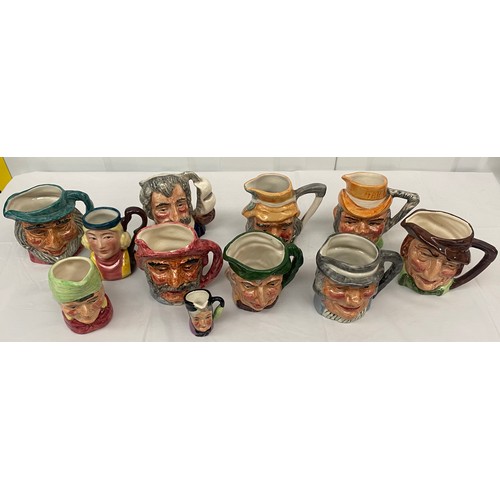 97 - A large selection of Artone Character Jugs (11)
