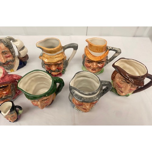 97 - A large selection of Artone Character Jugs (11)
