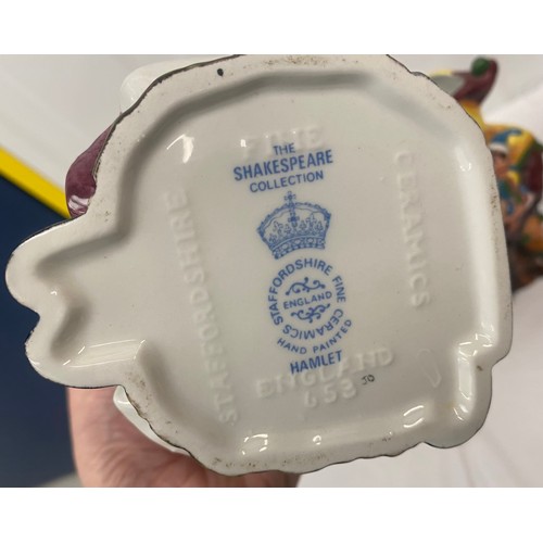 99 - Two Shakespeare Staffordshire Collection Toby Jugs and One Shorter and Sons Toby Jug