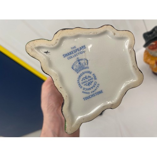 99 - Two Shakespeare Staffordshire Collection Toby Jugs and One Shorter and Sons Toby Jug