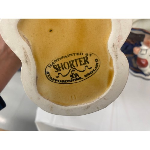 100 - Four differnet Toby and Character Jugs, to include Shorter & Son, Wood & Sons, Carlton Ware etc (4)