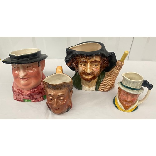 102 - Four Character Jugs to include Tony Weller, Lancaster Sandland (4)