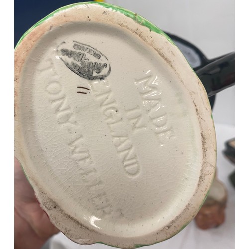 102 - Four Character Jugs to include Tony Weller, Lancaster Sandland (4)