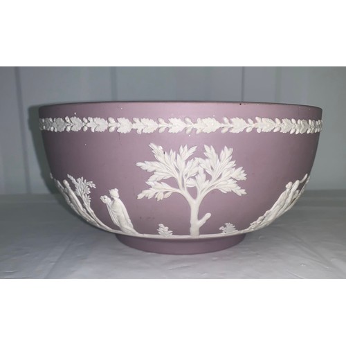 51 - Wedgwood Jasper Ware Lilac Purple Bowl