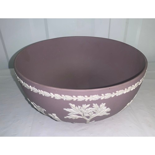 51 - Wedgwood Jasper Ware Lilac Purple Bowl