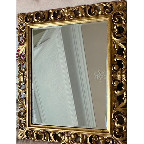 362 - Large Vintage Heavy Mirror