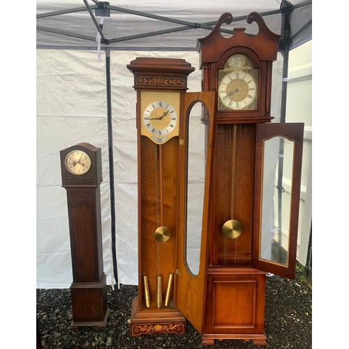 370 - Three Different Antique Grandfather Clocks (Collect From Vendor M46 9BE)