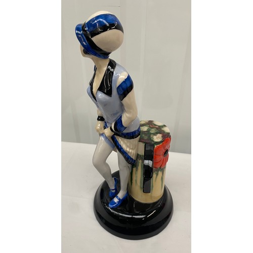 2 - Kevin Francis Peggy Davies figure Clarice Cliff Centenary Blue Colourway, Only 100 in the Blue Colou... 