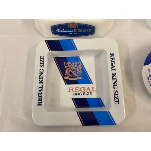 108 - Four Vintage Ash Trays to include Regal King, Rothmans (4)