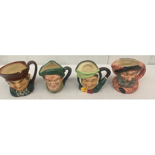 361 - Four Royal Doulton Small Character Jugs to include Falstaff, Auld Mac, Sairy Gamp (4)