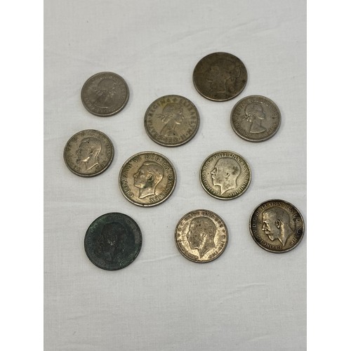 499 - Selection of Half Crowns and Florins from early to mid 20th century