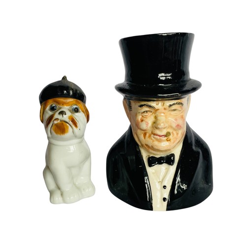 91 - Churchill and His Bull Dog