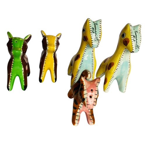 100 - Patchwork animals including giraffes deer and tiger Lovensville