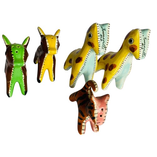 100 - Patchwork animals including giraffes deer and tiger Lovensville