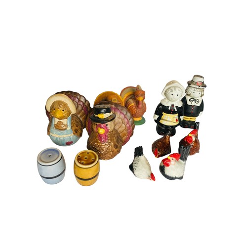 116 - Selection of pilgrim thanksgiving chickens and turkeys