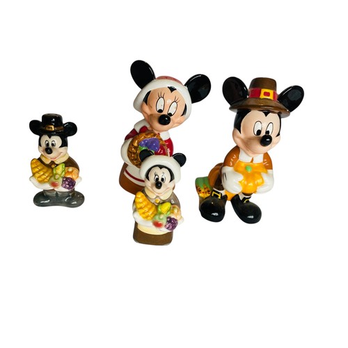 117 - 4 Mickey and Minnie Thanksgiving Cornucorpia