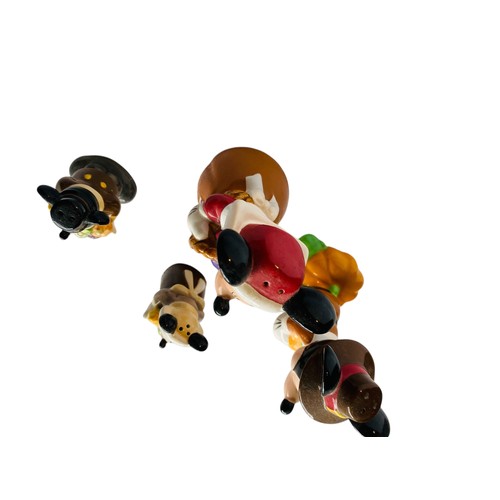 117 - 4 Mickey and Minnie Thanksgiving Cornucorpia