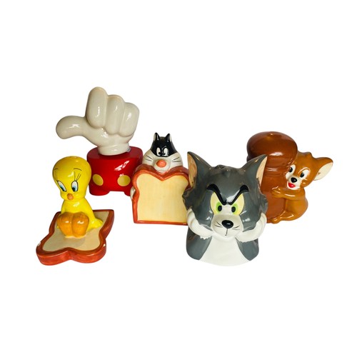 125 - Tom and Jerry Tweedie Pie and Sylvester and Disney symbol to include Starline, Warner Bros and Tropi... 