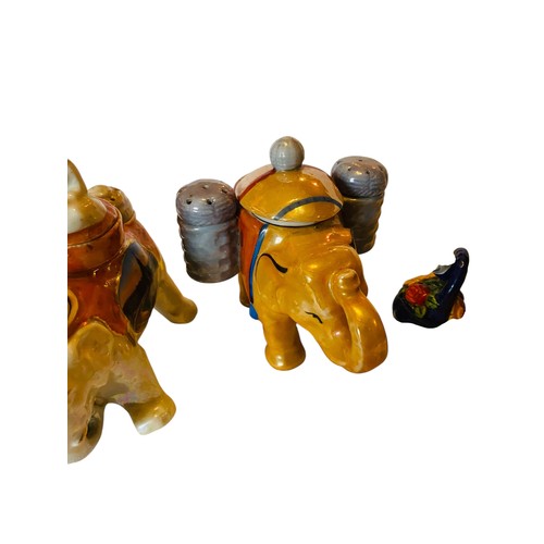 170 - Elephant selection including circus marked made in Japan