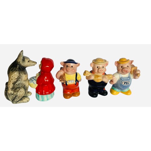 70 - Three Little Pigs and Red Riding Hood and Wolf