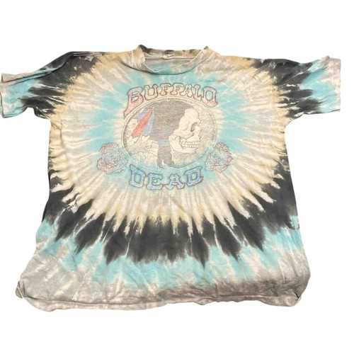 3 - Tie-dye cotton short-sleeve T-shirt printed for Grateful Dead's 25th anniversary concert with Crosby... 