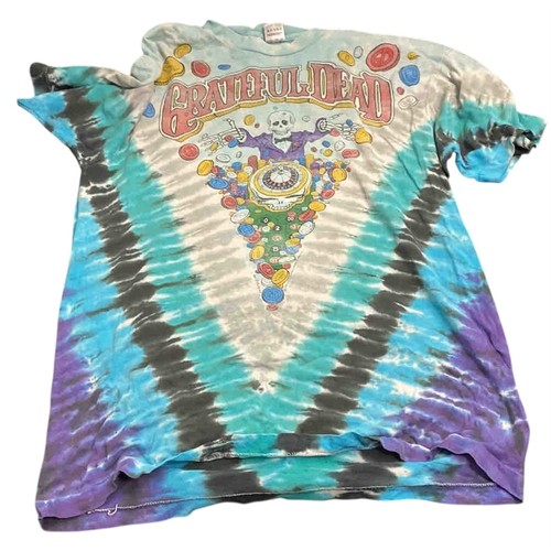 5 - Vintage Grateful Dead Las Vegas April 27-28 1991 tie-dye cotton concert T-shirt, Fruit of the Loom X... 